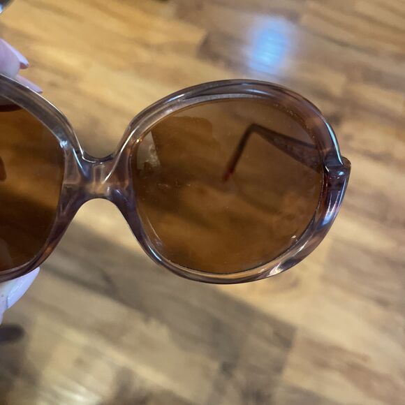 Vintage Neostyle Beauty Brown Purple Plastic Sunglasses Germany FRAMES ONLY - Picture 11 of 13